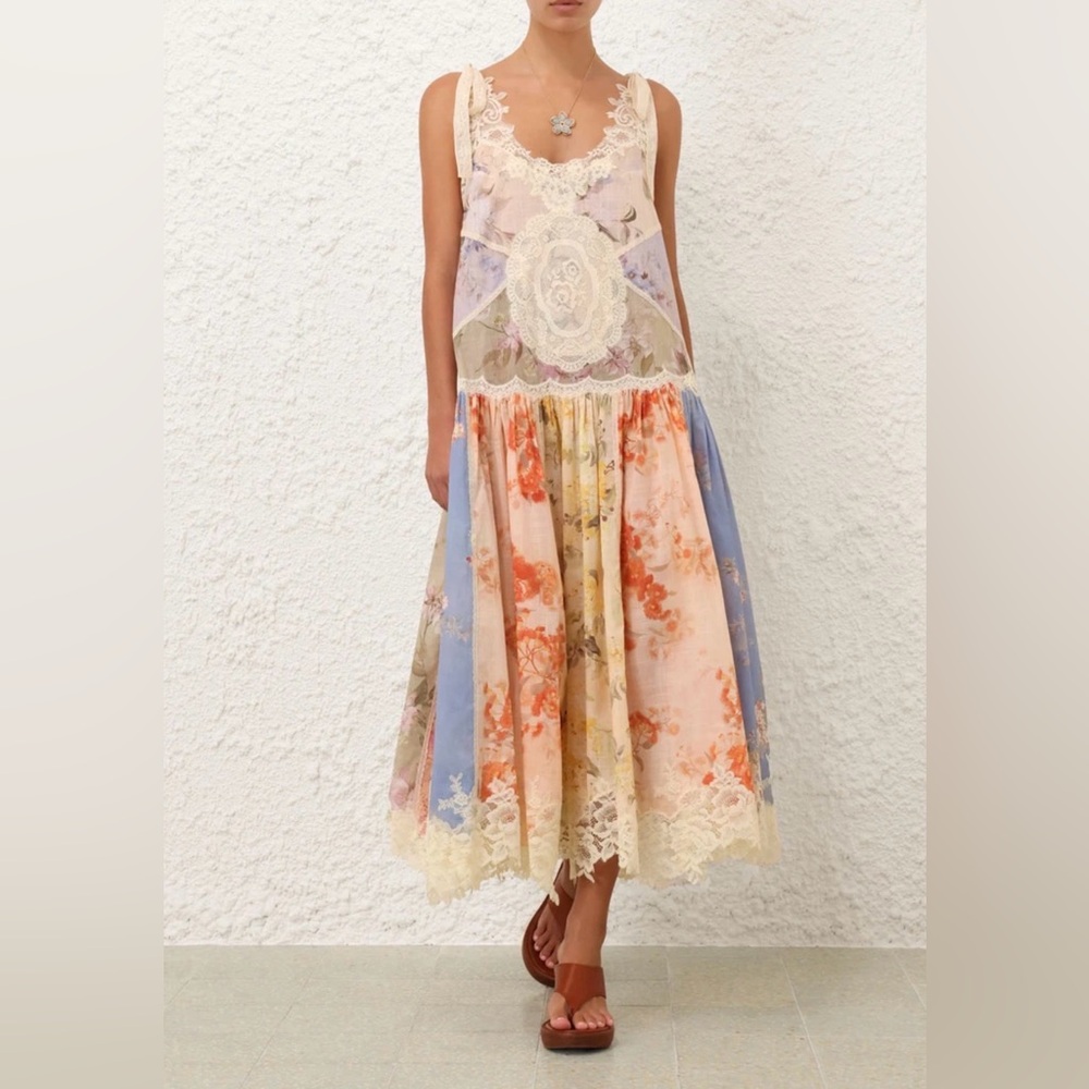 Zimmermann Cascadian Lace Midi dress